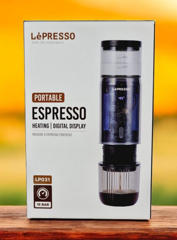 LEPRESSO PORTABLE ESPRESSO WITH DIGITAL DISPLAY 7834953559611