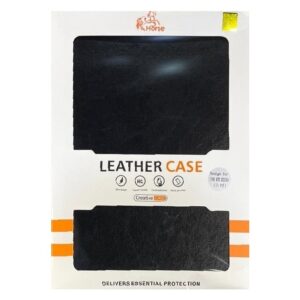 HORSE LEATHER CASE FOR IPAD 10TH/11TH GEN - BLACK