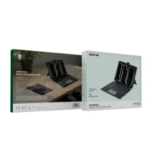 6935100196336 GREEN LION UNIVERSAL SMART KEYBOARD CASE 9-11 - BLACK