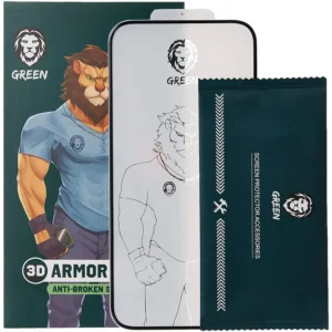 GREEN LION 3D CURVED + 12 PRO MAX - CLEAR
