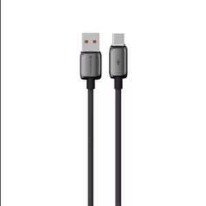 9904907017882 POWEROLOGY ZINCO SERIES USB-A TO USB-C CABLE 1M - BLACK