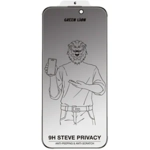 9904907029380 GREEN LION 9H STEVE HD GLASS PROTECTOR FOR 17 AIR - PRIVACY