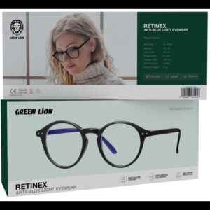 GREEN LION RETINEX ANTI-BLUE LIGHT EYEWEAR - BLACK