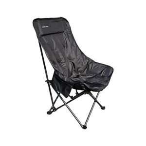 6935100193557 GREEN LION DESERT RANGER CAMPING CHAIR 120 KG MAX LOAD - BLACK