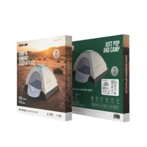 6935100195292 GREEN LION GT-3 PLUS CAMPING TENT - BEIGE