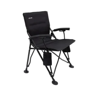 6935100194158 GREEN LION OUTDOOR CAMPING CHAIR WITH CARRYING BAG - BLACK