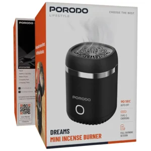 6284302700484 PORODO LIFESTYLE DREAMS MINI INCENSE BURNER - BLACK