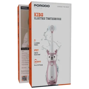 9904907023890 porodo kids electric toothbrush-pink