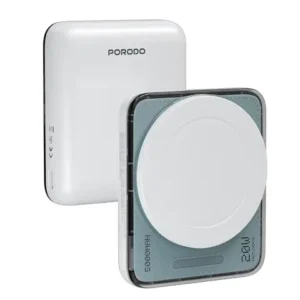 6284302764912 Porodo sovo 5000mAh magsafe power bank-White