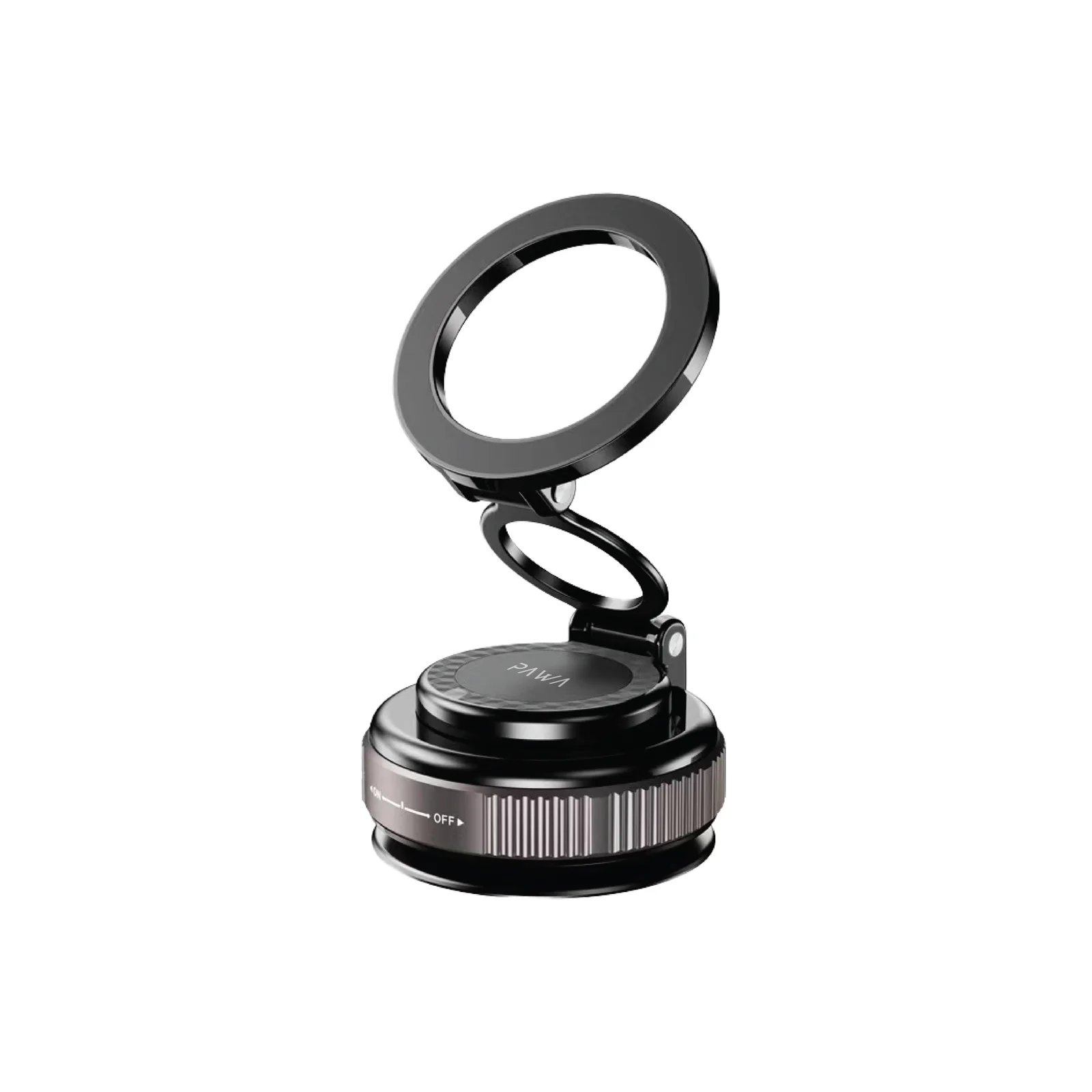 6476971393238 PAWA VACUUM MAGNETIC SUCTION MOUNT WITH 360 ROTATION - BLACK