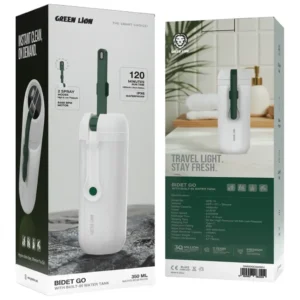 9904907083504 GREEN LION BIDET GO 350ML - WHITE