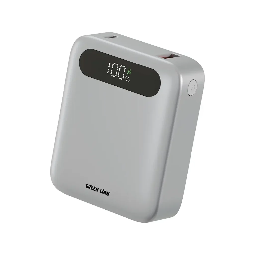 9904907005452 GREEN LION ZUNO 10000mAh POWER BANK PD 20W - SILVER