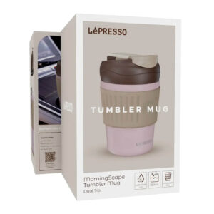 9904907028154 LEPRESSO MORNIGSCAPE TUMBLER MUG 350ML - PINK
