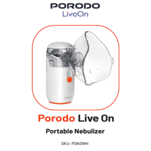 6284302776724 PORODO LIVEON - PORTABLE NEBULIZER - WHITE