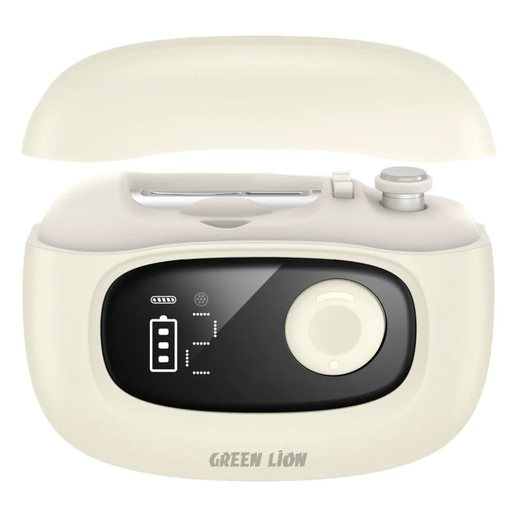 9904907192336 GREEN LION NAIL CARE WITH DIGITAL DISPLAY - CREAM