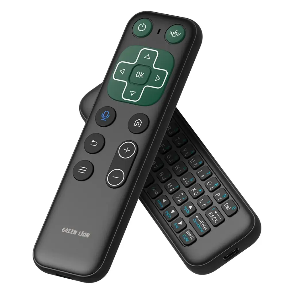 9904781972376 GREEN LION WIRELESS REMOTE KEYBOARD MOUSE - BLACK