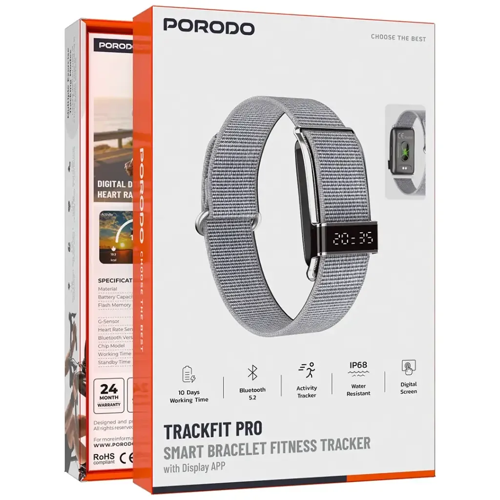 6284302773068 PORODO TRACKFIT PRO - SILVER