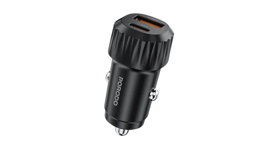 6284302604140 PORODO ELECTRO 60W DUAL PORT CAR CHARGER